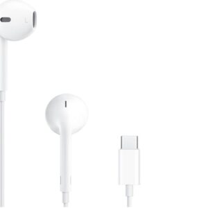 Apple EarPods Headphones with USB-C Plug, Wired Ear Buds with Built-in Remote to Control Music