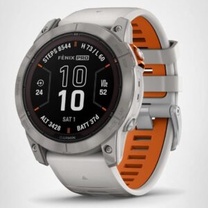 Garmin Fēnix 7X Pro Sapphire Solar, Multisport GPS Smartwatch, Built-in Flashlight, Solar Charging Capability