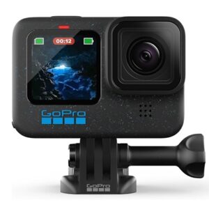 GoPro HERO12 Black – Waterproof Action Camera with 5.3K60 Ultra HD Video, 27MP Photos