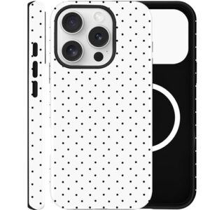 ZOEVEES Magnetic Case for iPhone 16 Pro Max, Compatible with MagSafe, Hybrid 2-Layer Hard Shell Phone Cover