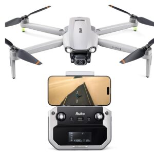 Ruko F11PRO 2 Drone with Camera for Adults, 6K Camera Drone, 3-Axis Gimbal, 2 Batteries for 70-Min Flight Time, Long-Range Transmission